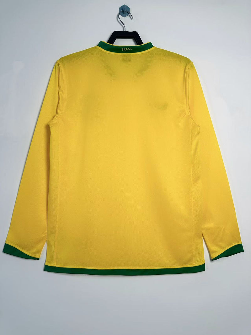 06 Selección Brasil primera equipacion manga larga