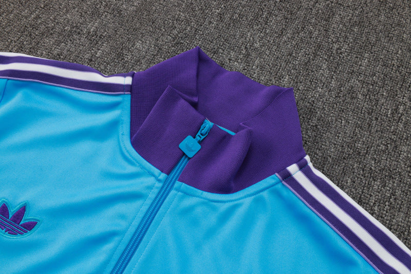 25-26 Real Madrid conjunto de chándal niño azul/morado