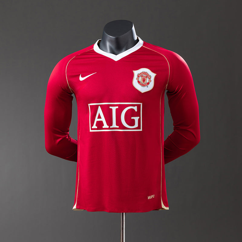 06-07 Manchester United primera equipación manga larga