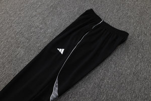 25-26 Real Madrid conjunto de chándal blanco/negro niño