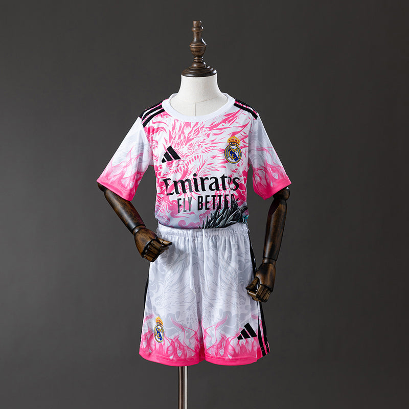 25-26 Real Madrid equipación especial Dragon Rosa niño