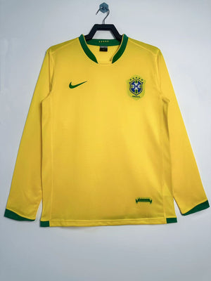 06 Selección Brasil primera equipacion manga larga