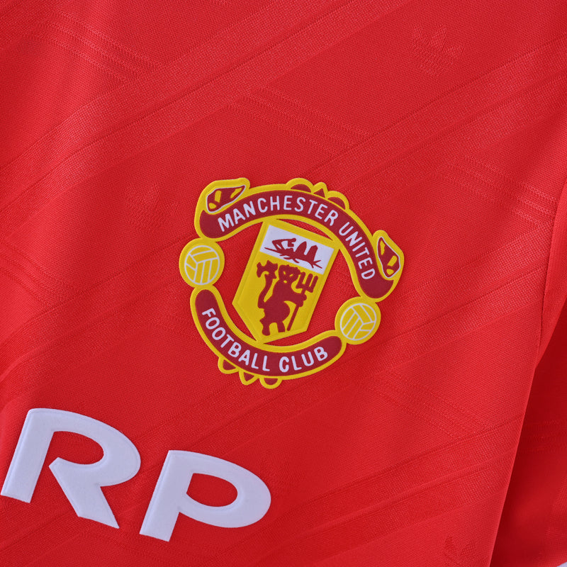 86-88 Manchester United primera equipacion
