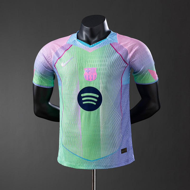 Barça equipación especial verde/rosa