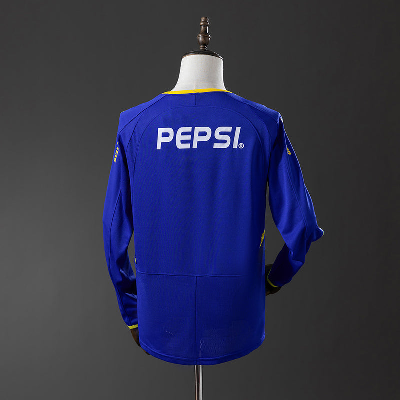 03-04 Boca Juniors primera equipación manga larga