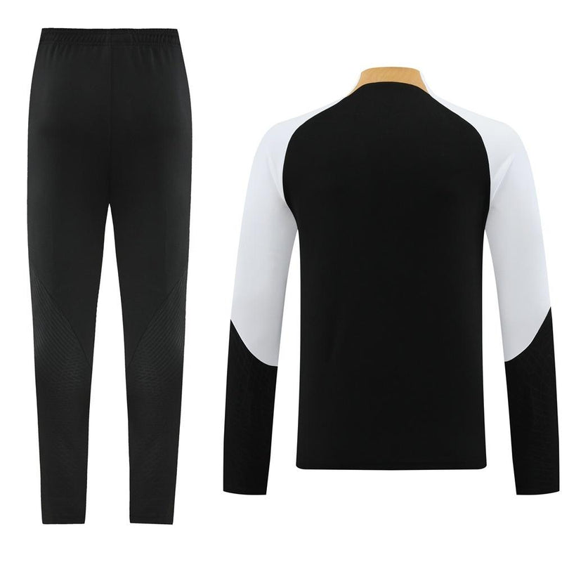 25-26 Chelsea conjunto de chándal niño negro/blanco