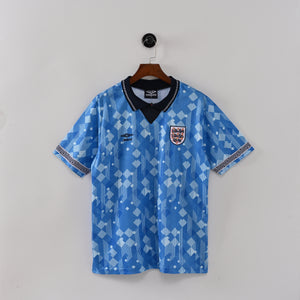 90 Selección Inglaterra primera equipacion