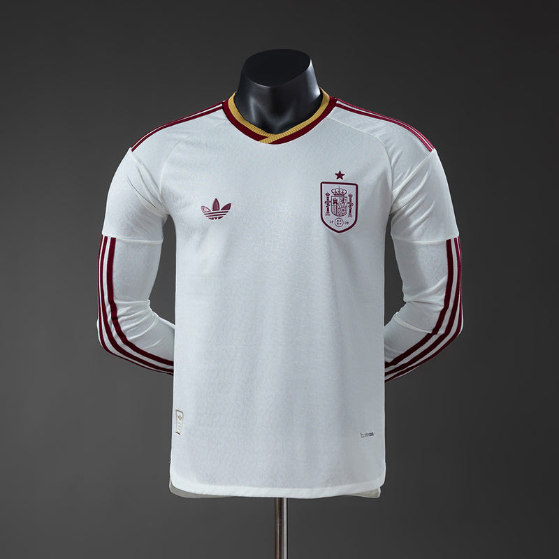🔥2026 España segunda equipación manga larga