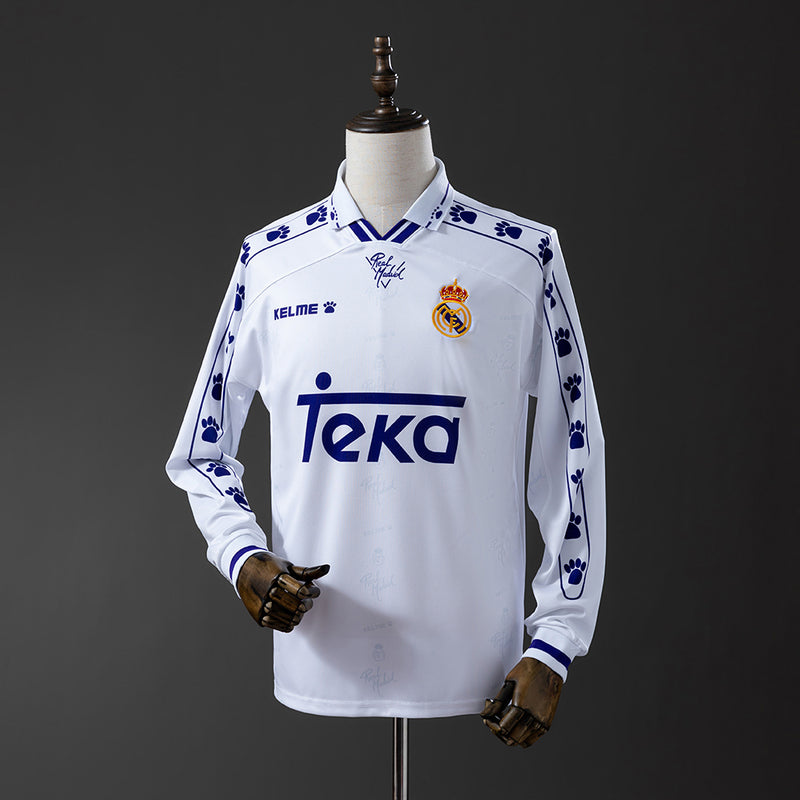 94-97 Real Madrid primera equipación manga larga