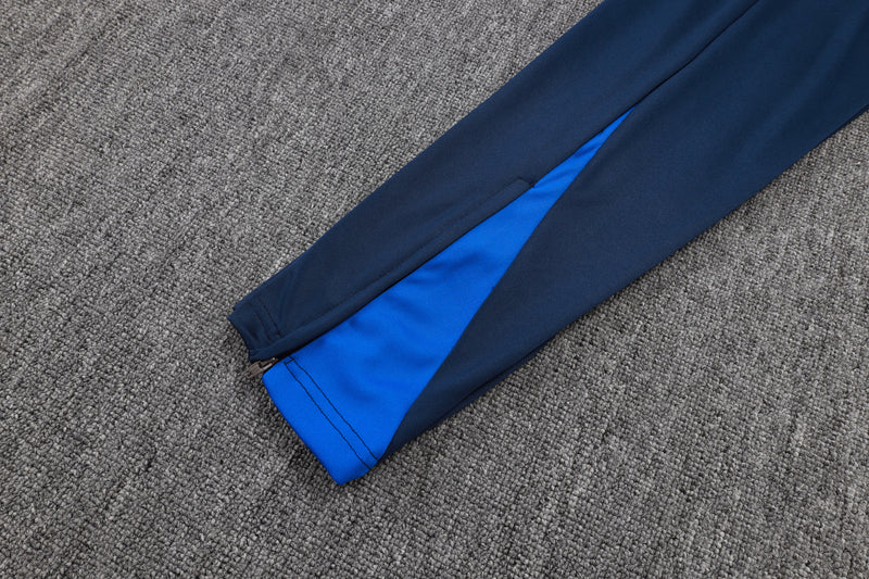 25-26 PSG conjunto de chándal niño Azul/gris