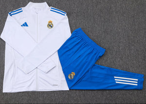 25-26 Real Madrid conjunto de chándal niño blanco/azul