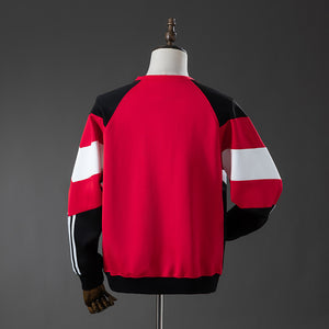 AC Milán sudadera sin capucha rojo/negro/blanco