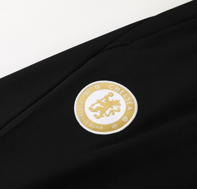 25-26 Chelsea conjunto de chándal niño blanco/negro