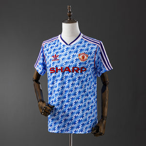 90-92 Manchester United segunda equipación