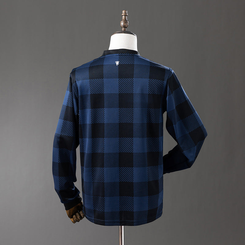 13-14 Manchester United segunda equipación manga larga