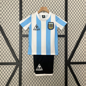 1986 Argentina primera equipación niño
