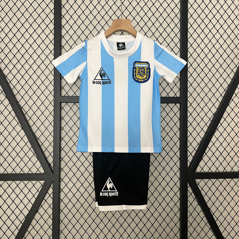 1986 Argentina primera equipación niño