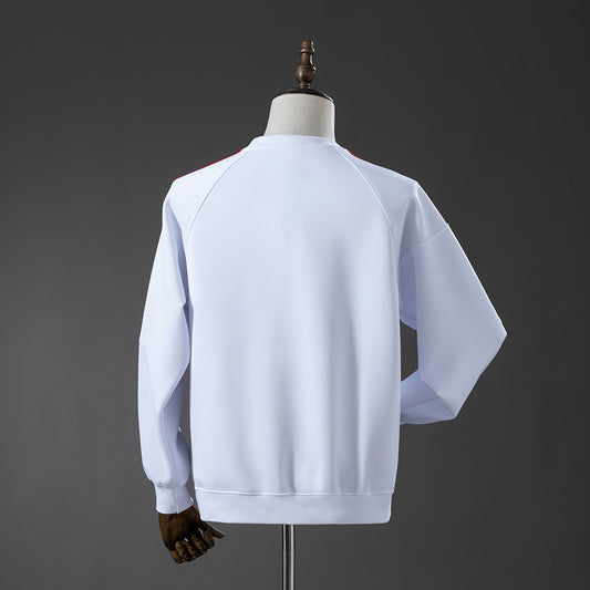 Bayern de Munich sudadera sin capucha blanco/rojo