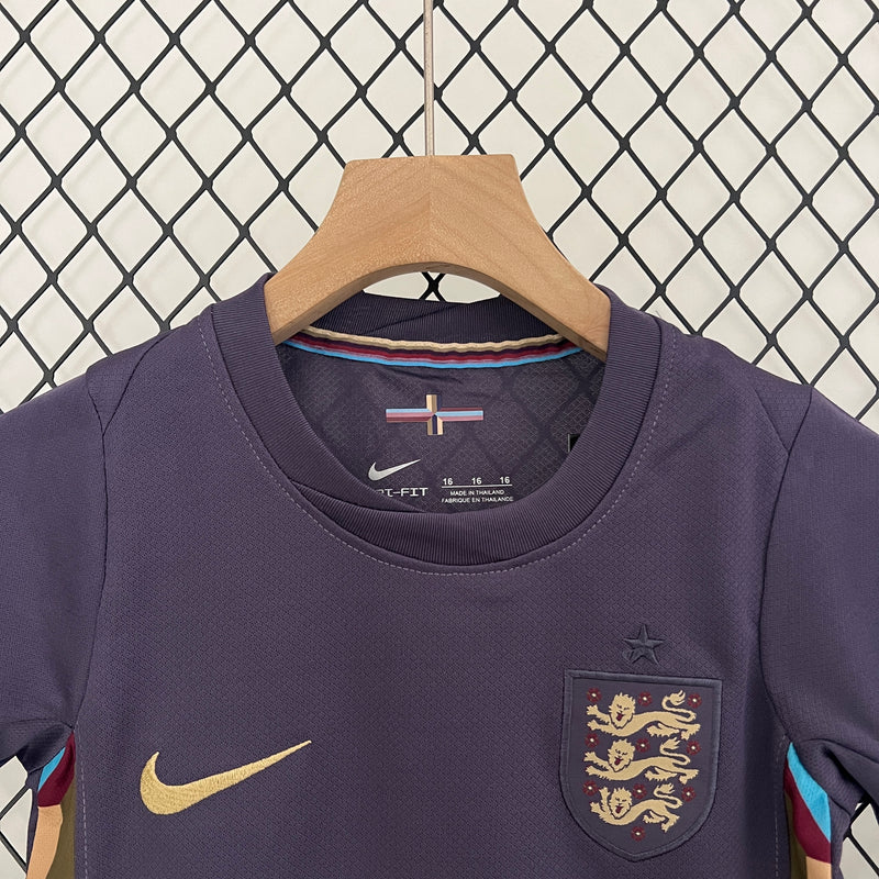 2024 Inglaterra segunda equipación niño