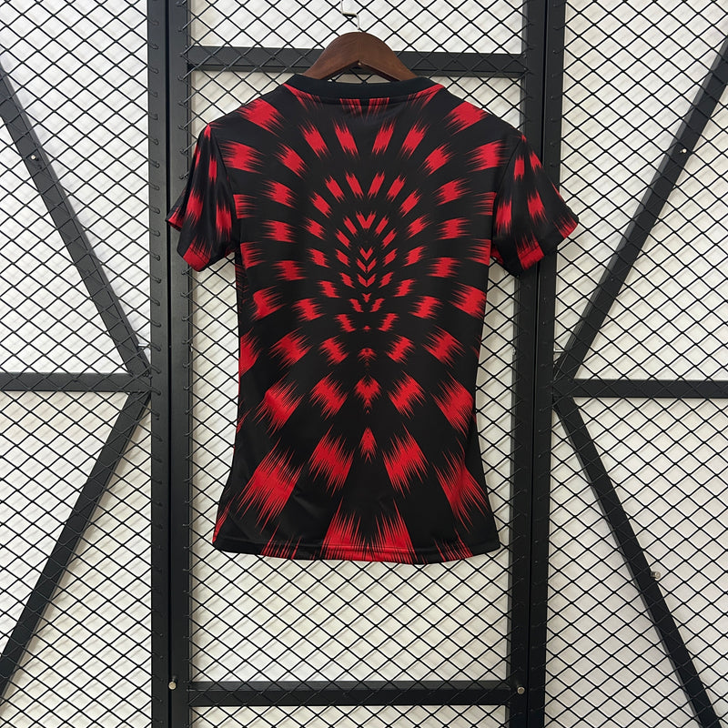 25-26 Flamengo equipación Pre Partido mujer (sponsors incluidos)