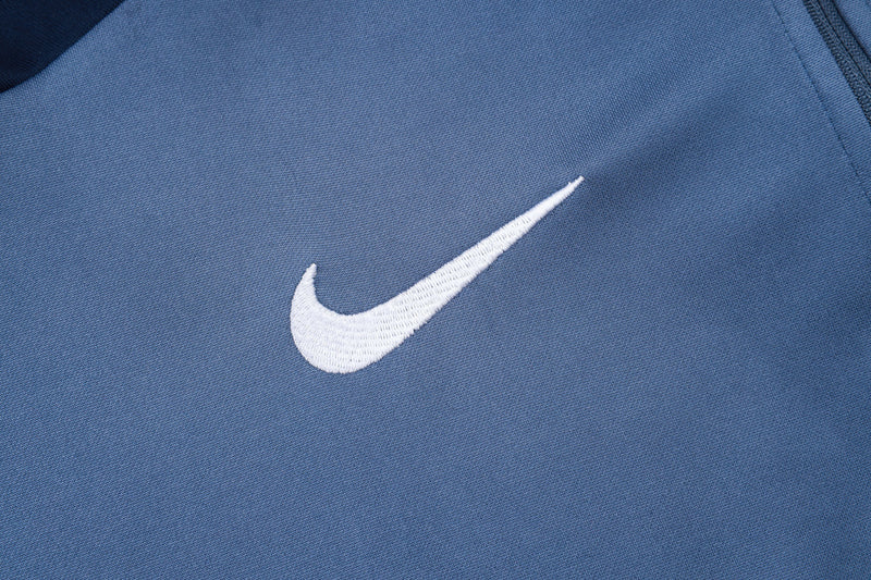 25-26 PSG conjunto de chándal Gris/Azul Niño