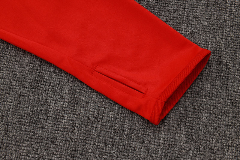 25-26 Liverpool conjunto de chándal Niño Rojo/negro