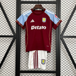 25-26 Aston Villa primera equipación niño