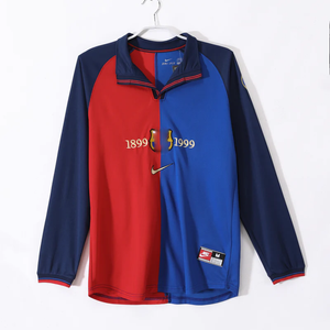 99-00 Barcelona primera equipación manga larga