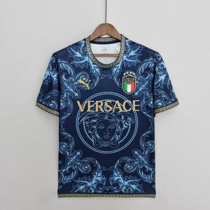 Italia x Versace equipación especial azul