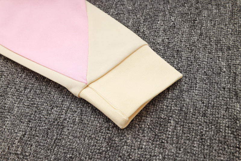 24-25 PSG conjunto de chándal beige niño