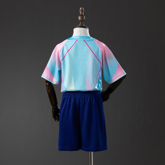 Barça equipación especial azul/rosa niño