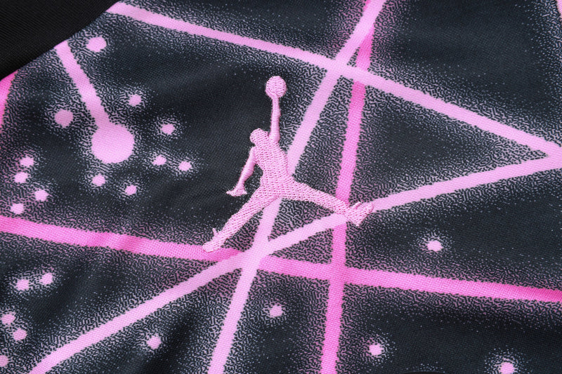 25-26 PSG conjunto de chándal Negro/Rosa niño