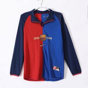 99-00 Barça primera equipación manga larga