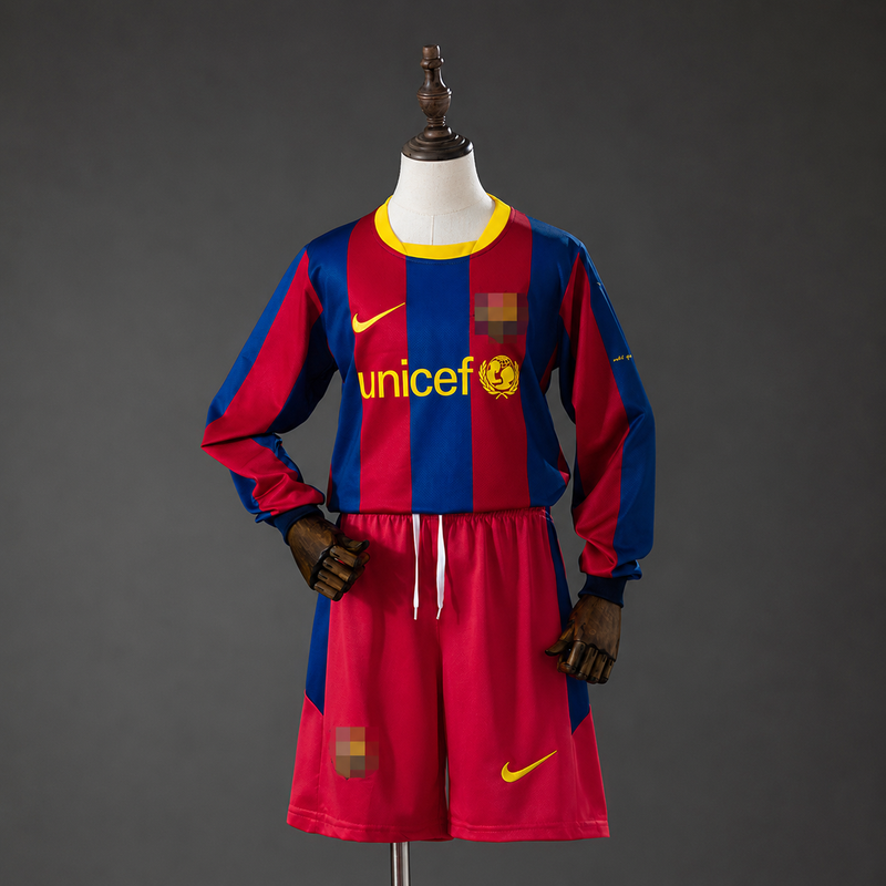 10-11 Barcelona primera equipación niño manga larga
