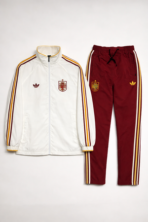 2026 España conjunto de cortavientos blanco