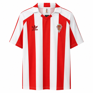 86-87 Sporting de Gijón primera equipación