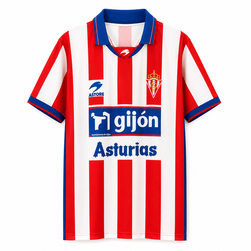 02-03 Sporting de Gijón primera equipación