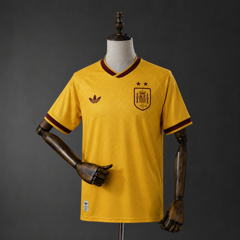 🔥2026 España equipación especial dos estrellas amarillo