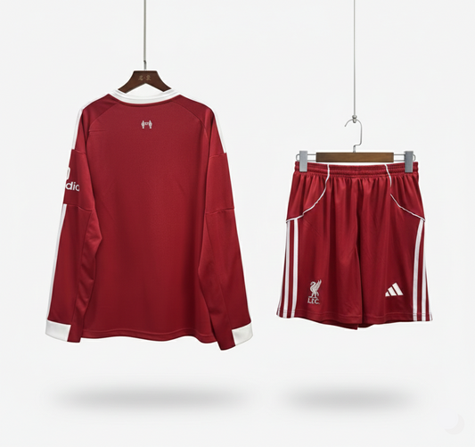 25-26 Liverpool primera equipación niño manga larga