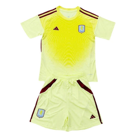 25-26 Aston Villa  portero segunda equipación niño