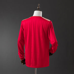 86-87 Liverpool primera equipación manga larga