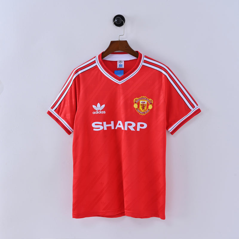 86-88 Manchester United primera equipacion