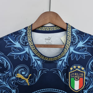 Italia x Versace equipación especial azul