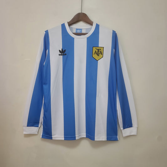 1978 Argentina primera equipación manga larga