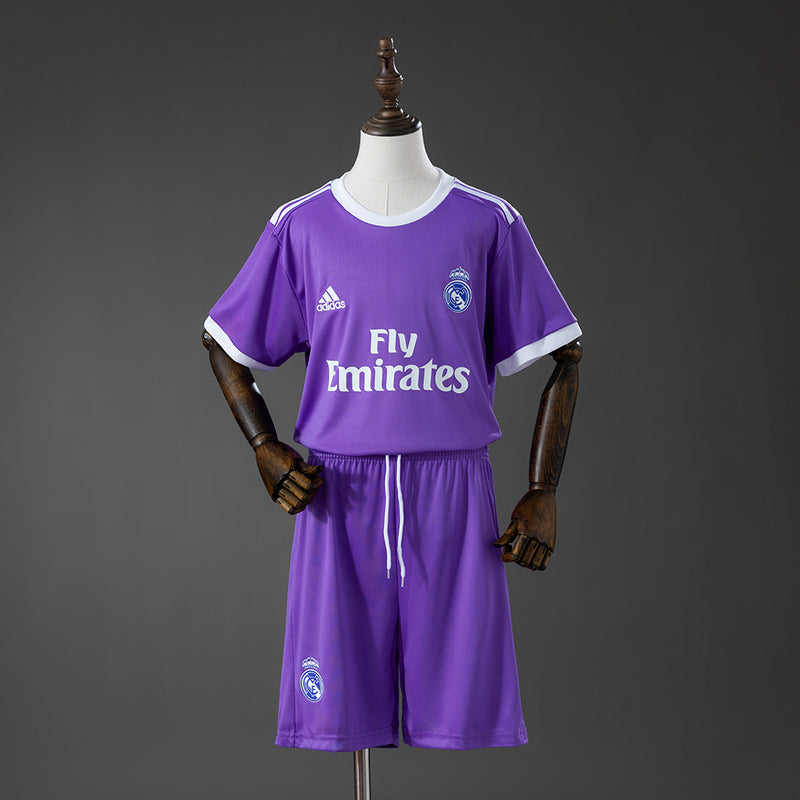 16-17 Real Madrid segunda equipación niño