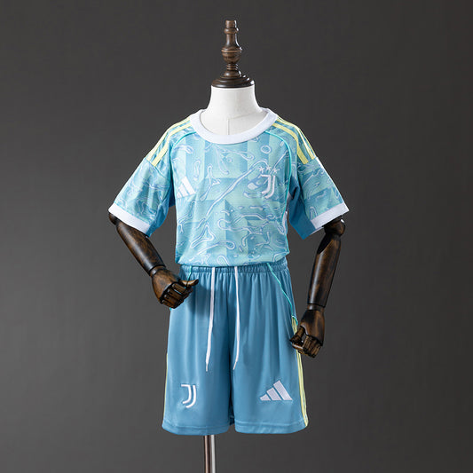 25-26 Juventus segunda equipación niño (Sponsor incluido)
