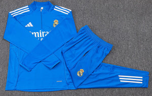 25-26 Real Madrid conjunto de chándal azul niño