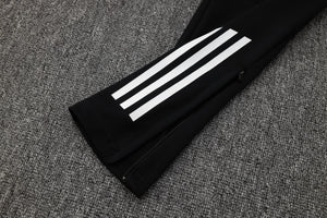 25-26 Real Madrid conjunto de chándal blanco/negro niño