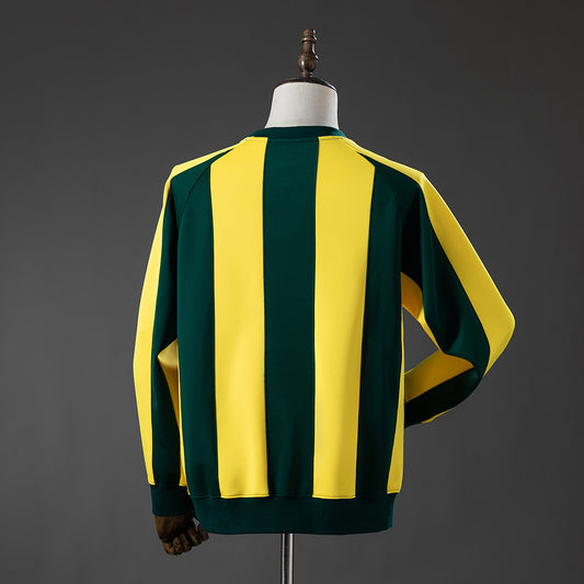 Brasil sudadera sin capucha verde/amarillo