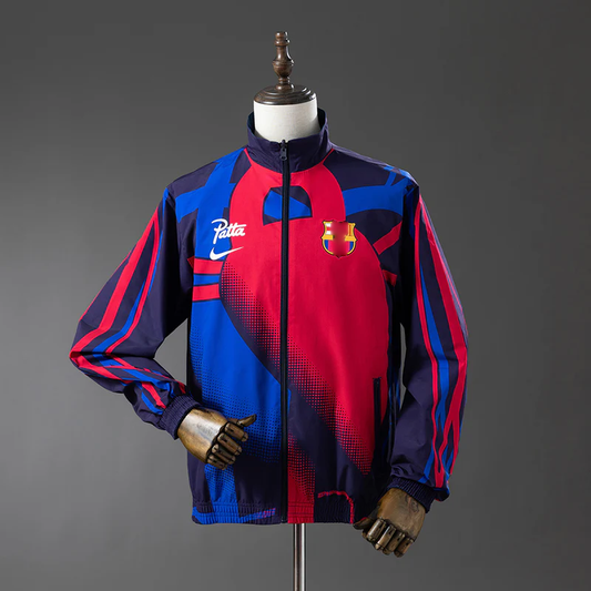 Barcelona x Patta cortavientos reversible